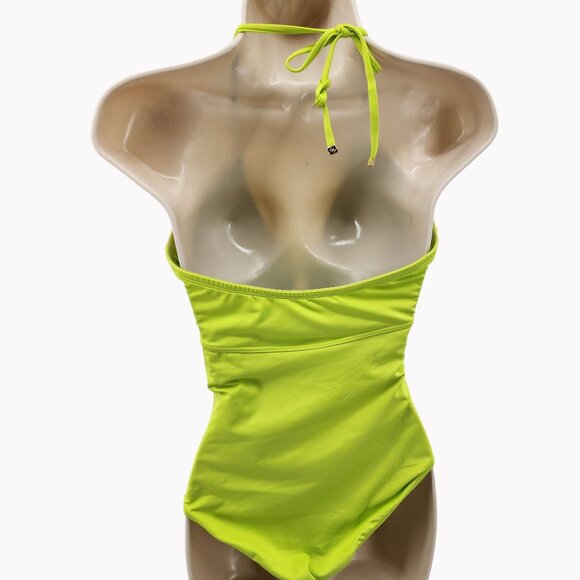 Michael Kors Size 14 Limeade One Piece Swimsuit NWT $118 MSRP - Picture 4 of 10
